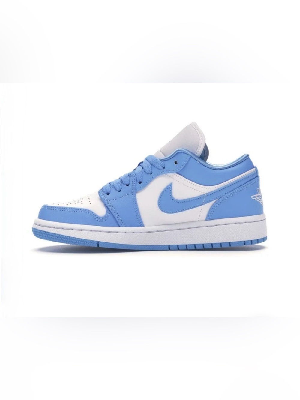 Nike Air Jordan 1 Low SE Legend Blue White UNC Sneakers Youth Boys Size 4Y